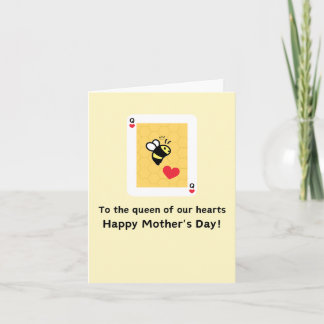 Queen Bee Mors dag Kort