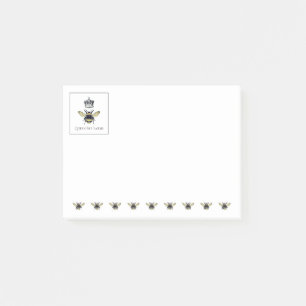 Queen Bee och Krona Business Promotional Post-it Block