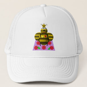 Queen Bee på en Quilt Truckerkeps
