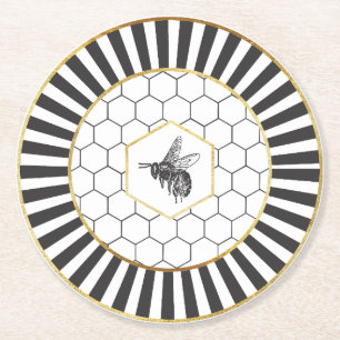 Queen Bee Papper Underlägg Rund