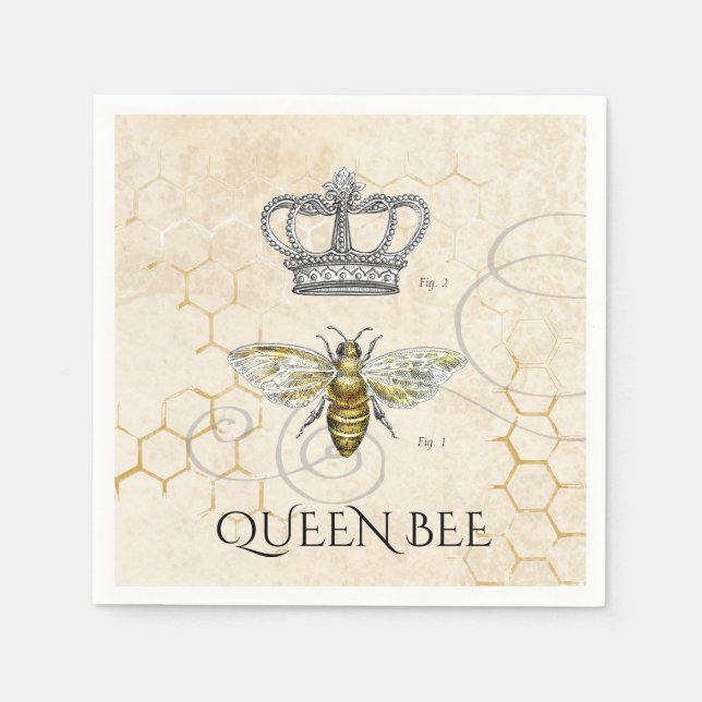 Queen Bee Pappersservett (Framsidan)