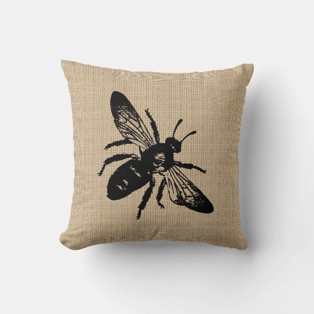 Queen Bee Pillow Kudde (Framsida)