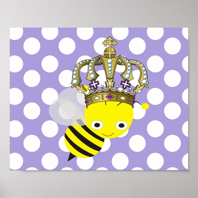 Queen Bee Polka - punktframtagbar Poster (Framsidan)
