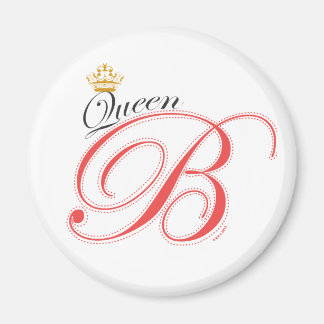 Queen Bee Rosa Black Guld Krona Magnet
