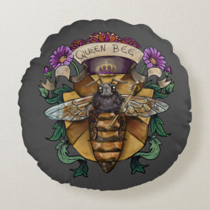 Queen Bee Royal Rund Kudde