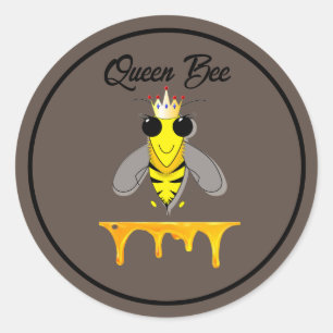 Queen Bee Runt Klistermärke
