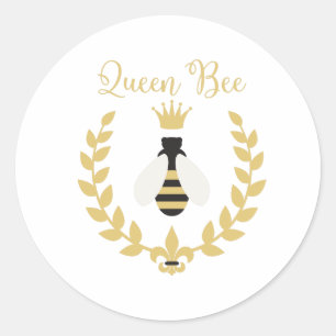 Queen Bee Runt Klistermärke