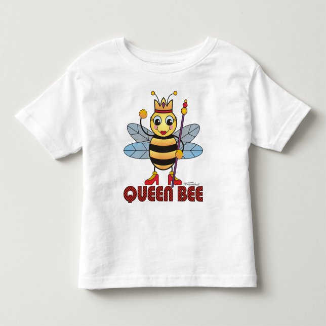 Queen Bee Småbarn Shirt Tröja (Framsida)