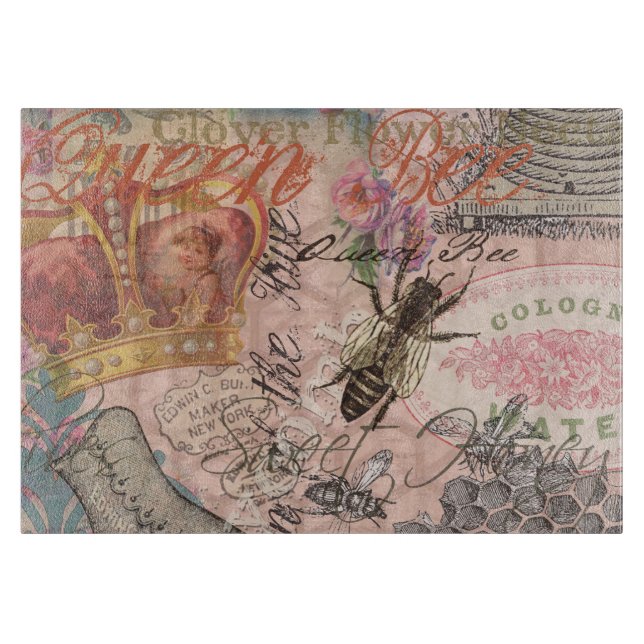 Queen Bee Vintage Bevalt Collage (Framsidan)