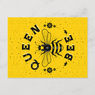 Queen Bee-vykort Helg Vykort