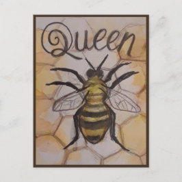 Queen Bee-vykort Vykort