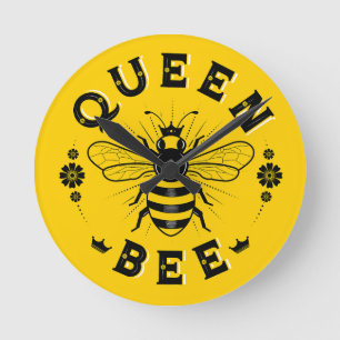 Queen Bee Wall Clock Rund Klocka
