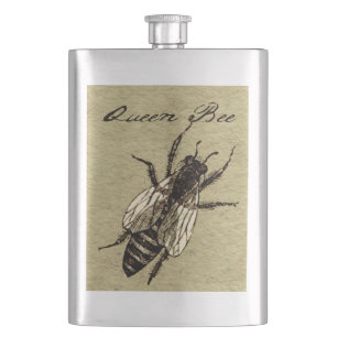Queen Bee Wildlife Kryp Insekt Fickplunta