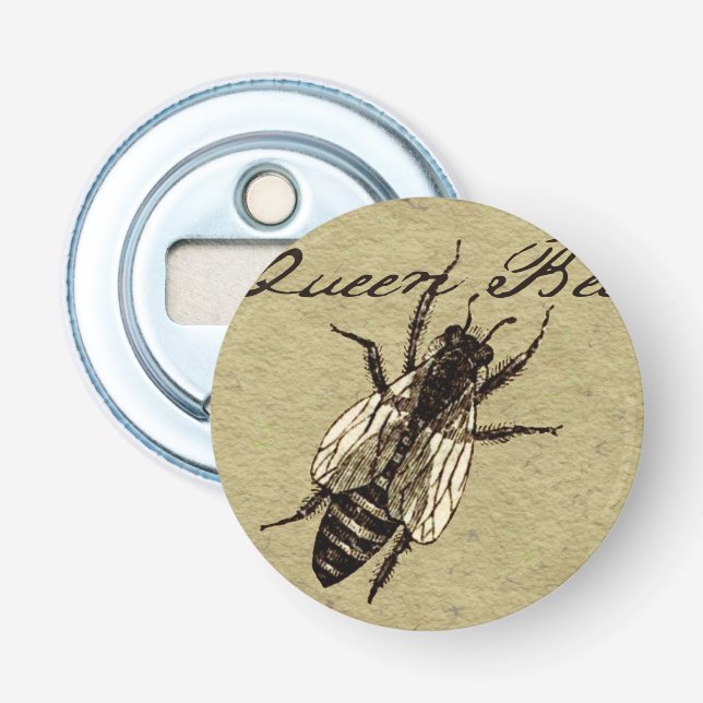 Queen Bee Wildlife Kryp Insekt Flasköppnare (Framsidan)