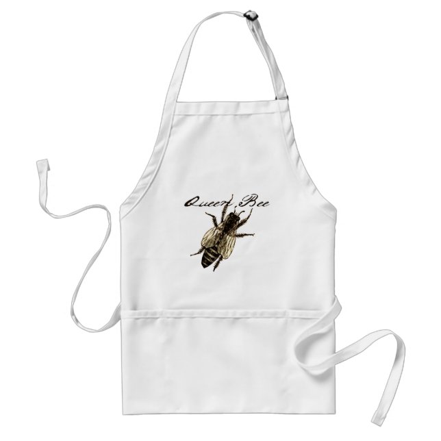 Queen Bee Wildlife Kryp Insekt Förkläde (Framsidan)