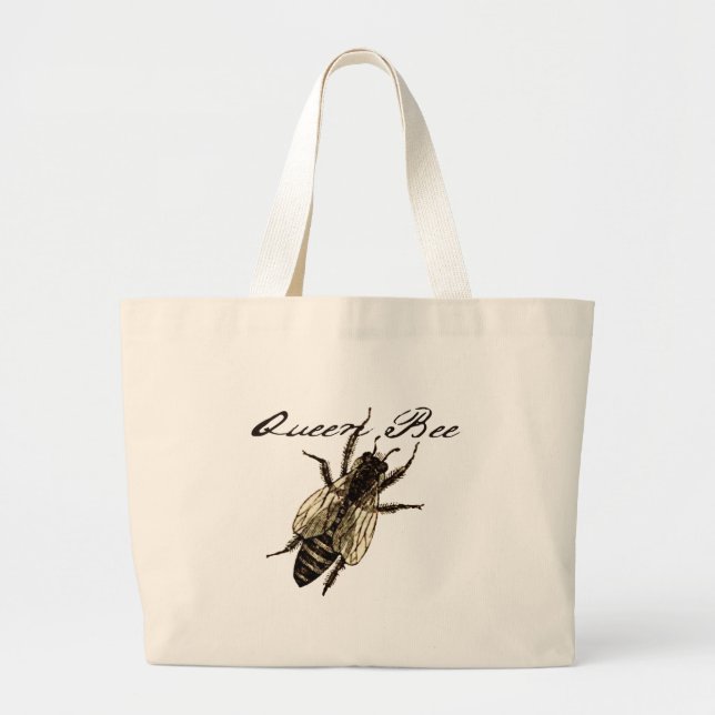 Queen Bee Wildlife Kryp Insekt Jumbo Tygkasse (Framsidan)