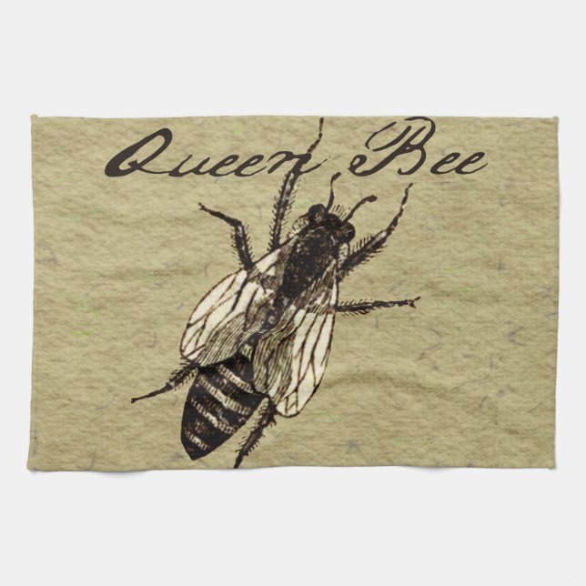 Queen Bee Wildlife Kryp Insekt Kökshandduk (Horisontell)