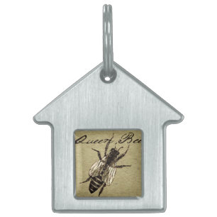 Queen Bee Wildlife Kryp Insekt Namnbricka Husdjur