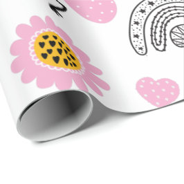 Queen BEES Cute BFF, Flicka, Girly Gifts Rosa Presentpapper
