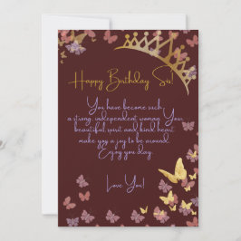 Queen Birthday Card Julkort