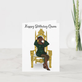 Queen Birthday Card Kort