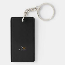 Queen Black Keychain: För Royalet i dig