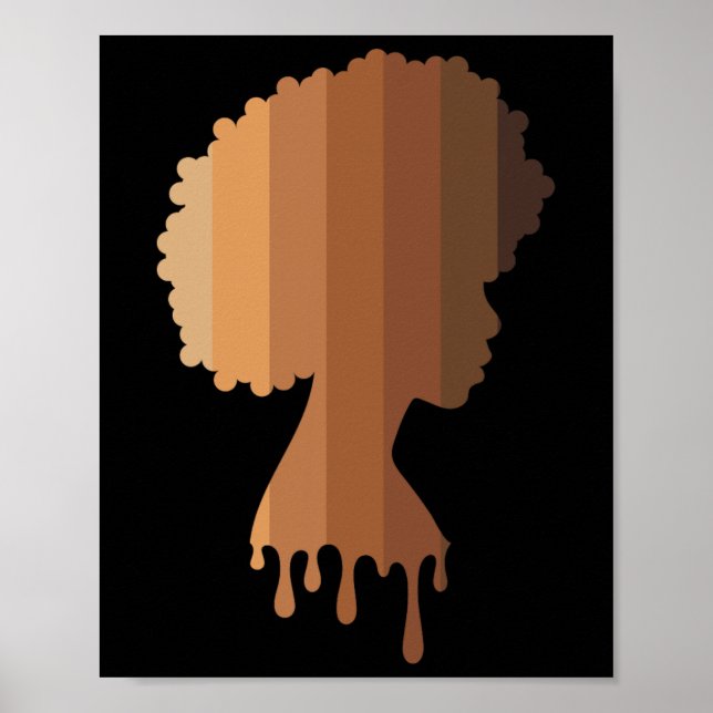 Queen Black Women Black History Month Blm Juneteen Poster (Framsidan)