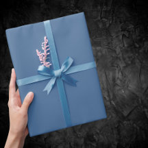 Queen Blue Solid Färg