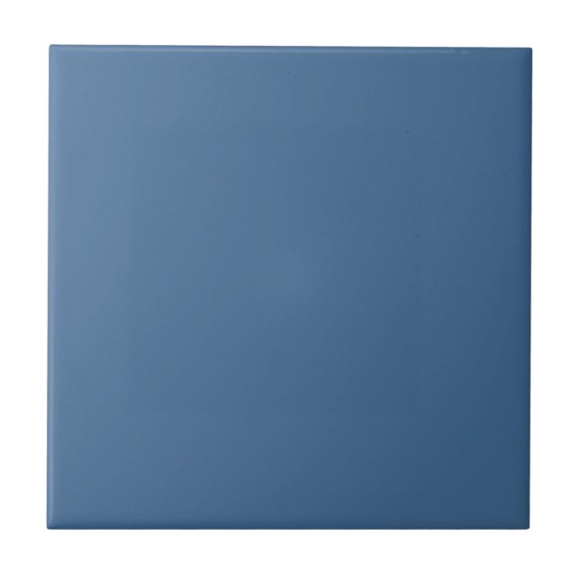 Queen Blue Solid Färg Tile Kakelplatta (Framsidan)