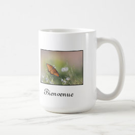 Queen butterfly Bienvenue Kaffemugg