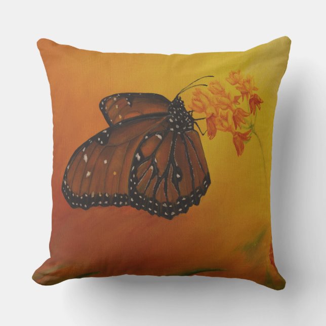 Queen Butterfly Kudde (Framsida)