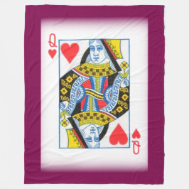 QUEEN CARD FLEECEFILT