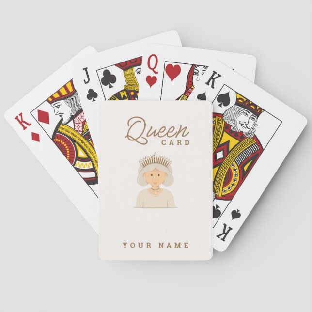 Queen Casinokort (Baksidan)