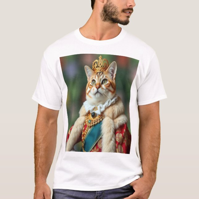 Queen cat t shirt (Framsida)