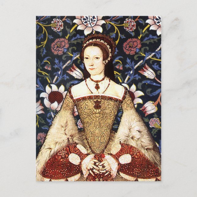 Queen Catherine Parr - vykort för Porträtt (Framsida)