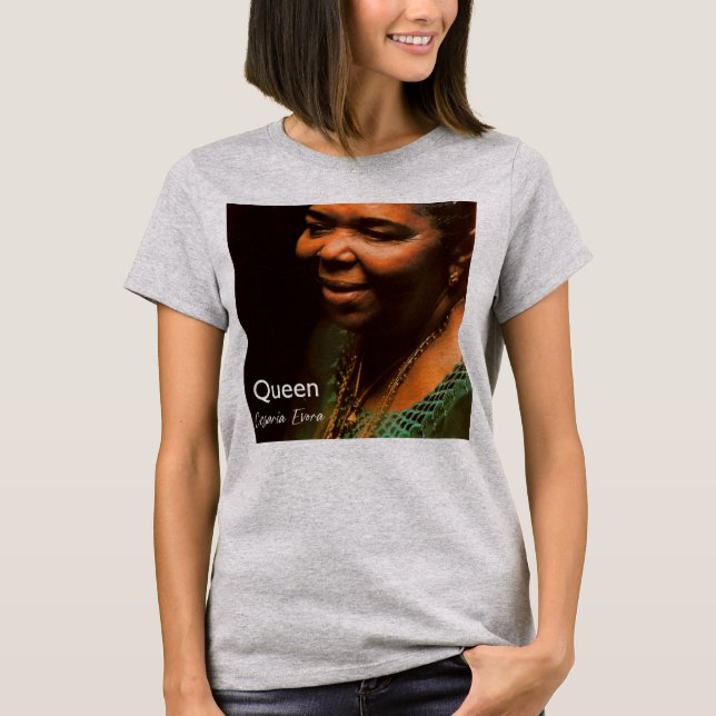 Queen Cesaria Evora T Shirt (Framsida)