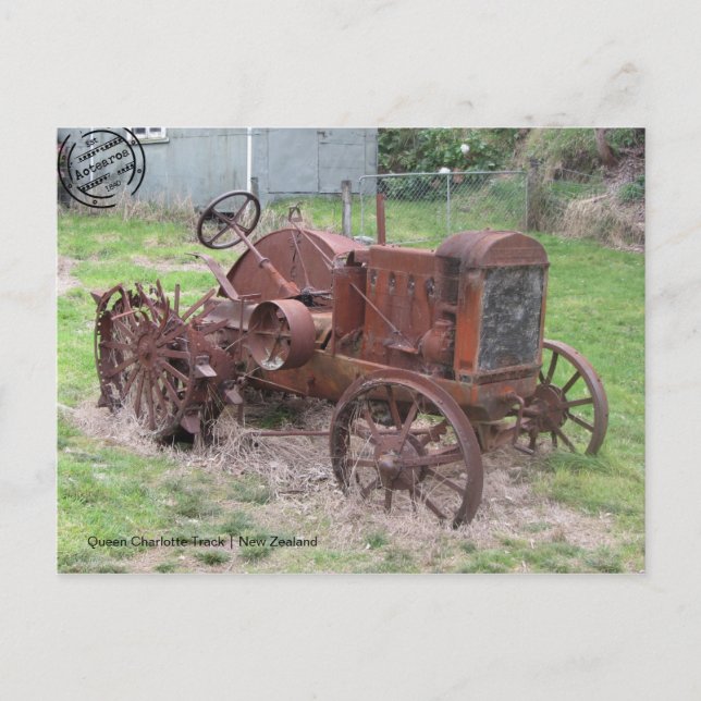 Queen Charlotte Track (Neuseeland) Postkarte Vykort (Framsida)