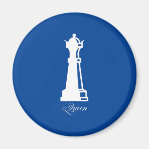 Queen Chess Biet Halloween Costume Chess Älskare Magnet