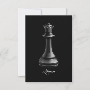Queen Chess Biet Halloween Costume Chess Älskare OSA Kort