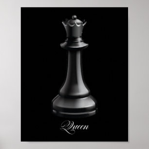 Queen Chess Biet Halloween Costume Chess Älskare Poster