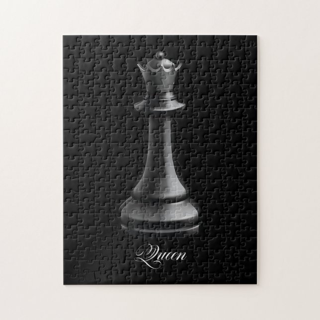 Queen Chess Biet Halloween Costume Chess Älskare Pussel (Vertikal)