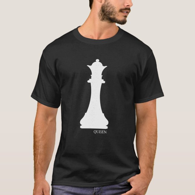 Queen Chess Biet Halloween Costume Chess Klubb T Shirt (Framsida)
