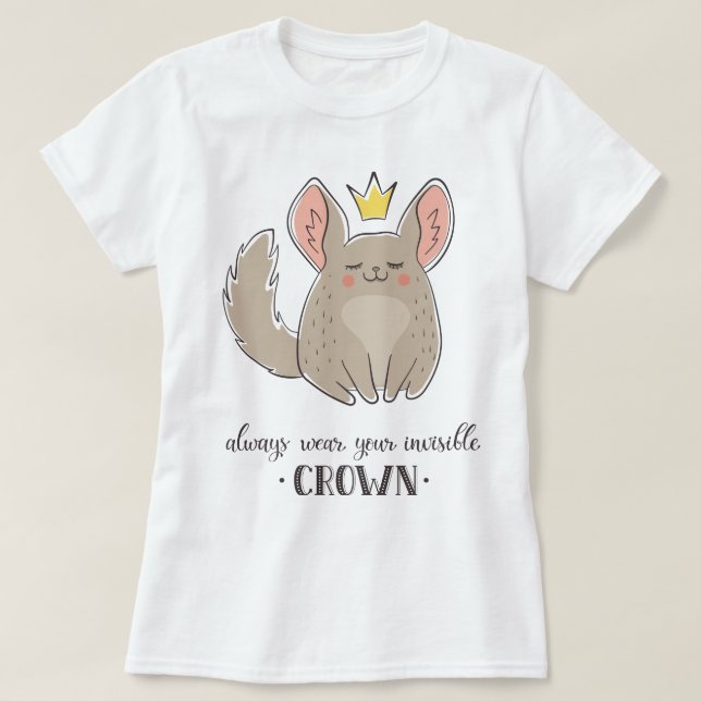 Queen Chinchilla T-Shirt (Design framsida)
