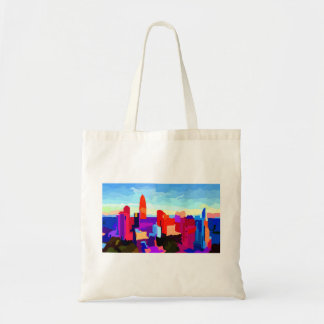 Queen City Charlotte Skyline Tygkasse