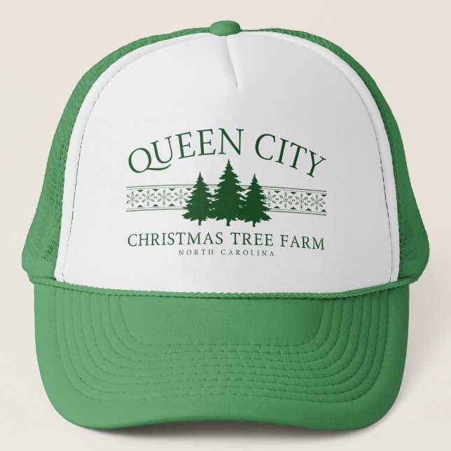 Queen City Julgran Farm, North Carolina Keps (Framsida)