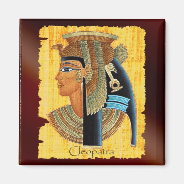 Queen Cleopatra Egyptian History Art Magnet (Framsidan)
