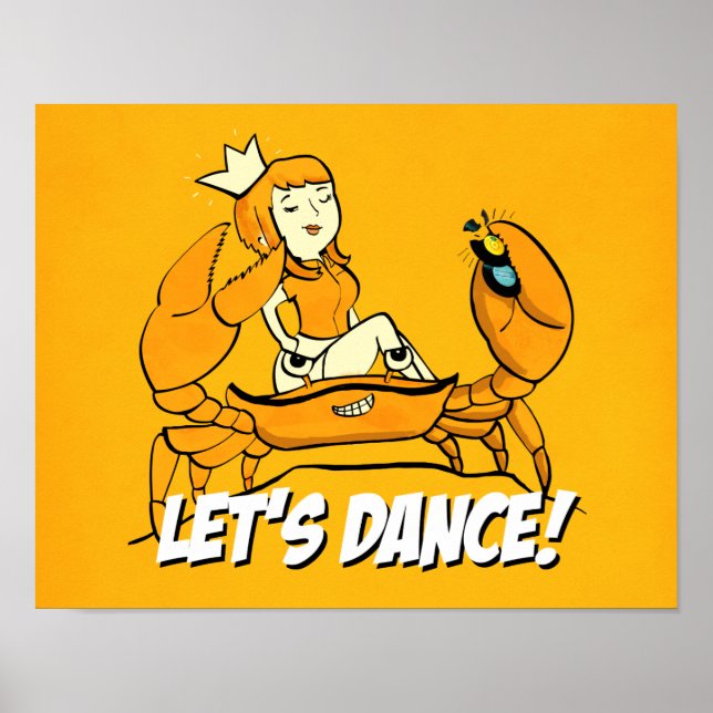 Queen Crab Reggae Girl Poster (Framsidan)