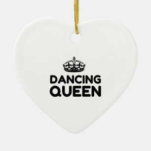 QUEEN DANCING JULGRANSPRYDNAD KERAMIK