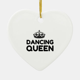 QUEEN DANCING JULGRANSPRYDNAD KERAMIK