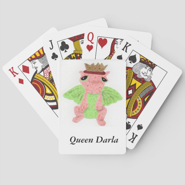 Queen Darla-kort efter JML Casinokort (Baksidan)